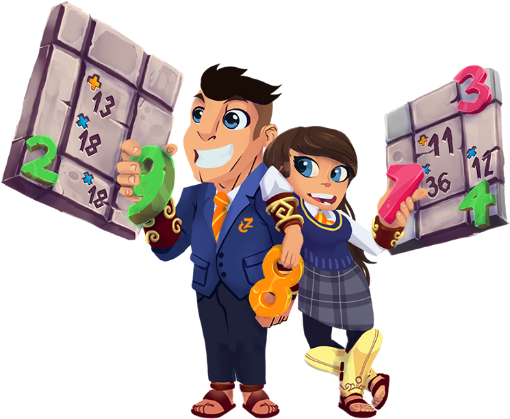 Decorative character illustration